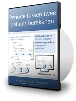 Periode tussen twee datums berekenen (in dagen,。